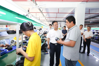 梁丁盛調研重點工業企業 深化電子產品研發創新，筑牢高質量發展根基